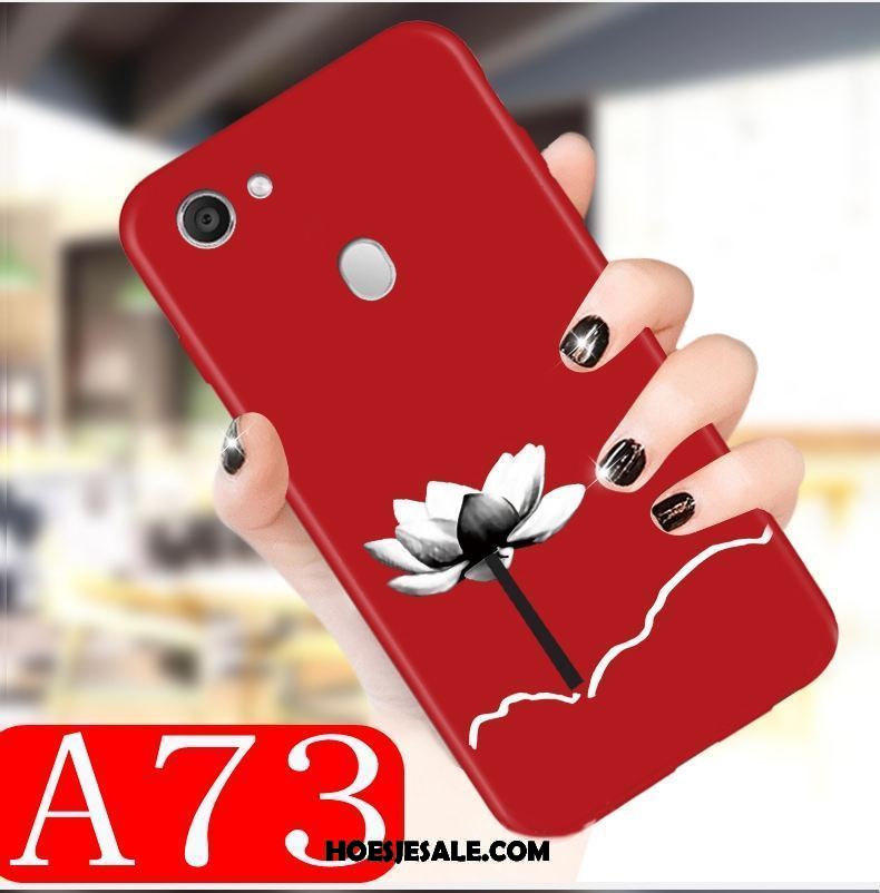 Oppo A73 Hoesje Mobiele Telefoon Siliconen Zwart Zacht All Inclusive Winkel