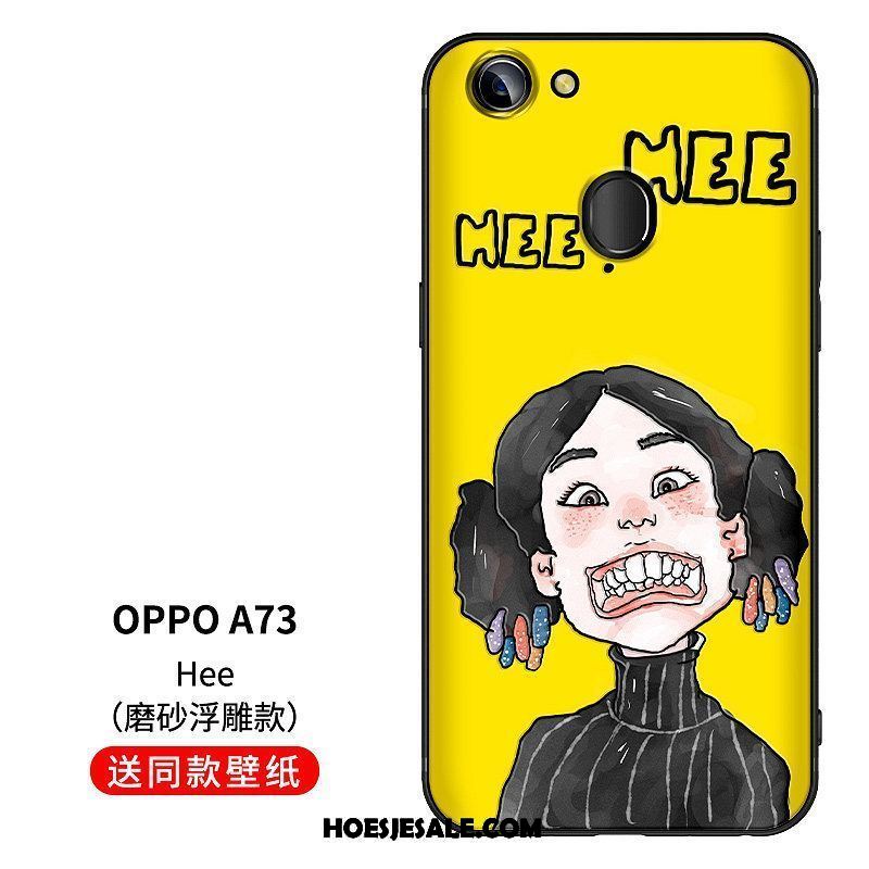 Oppo A73 Hoesje Mooie Bescherming Hoes Anti-fall Siliconen Goedkoop