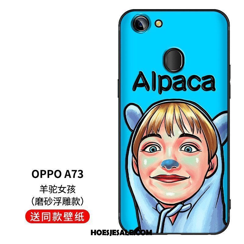 Oppo A73 Hoesje Mooie Bescherming Hoes Anti-fall Siliconen Goedkoop