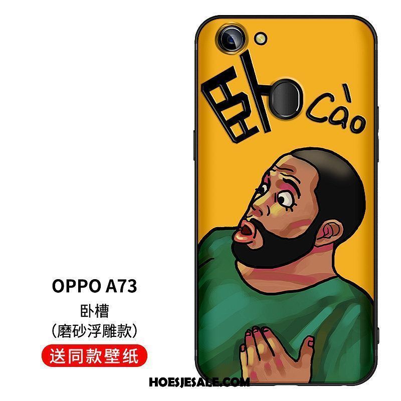 Oppo A73 Hoesje Mooie Bescherming Hoes Anti-fall Siliconen Goedkoop