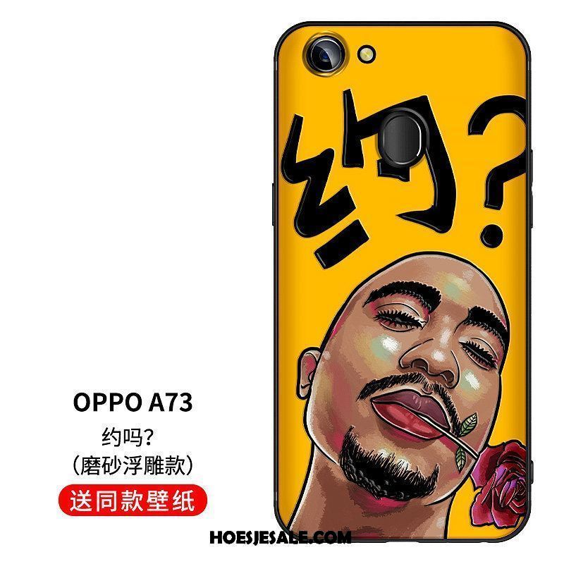 Oppo A73 Hoesje Mooie Bescherming Hoes Anti-fall Siliconen Goedkoop