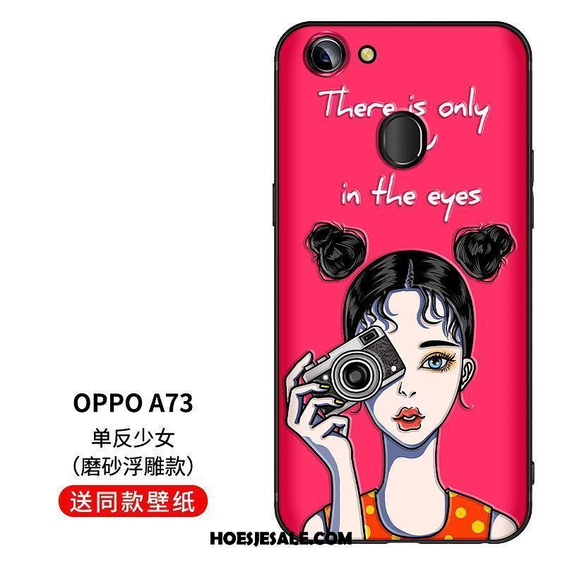 Oppo A73 Hoesje Mooie Bescherming Hoes Anti-fall Siliconen Goedkoop