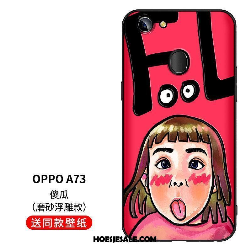 Oppo A73 Hoesje Mooie Bescherming Hoes Anti-fall Siliconen Goedkoop