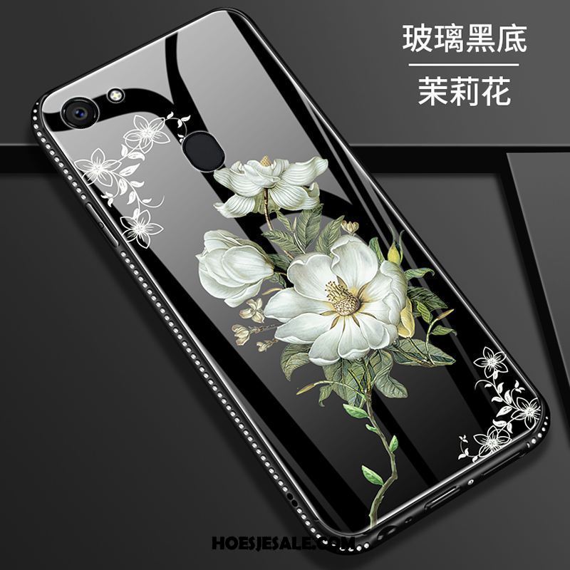 Oppo A73 Hoesje Patroon Bloemen Anti-fall Scheppend Lelie Goedkoop