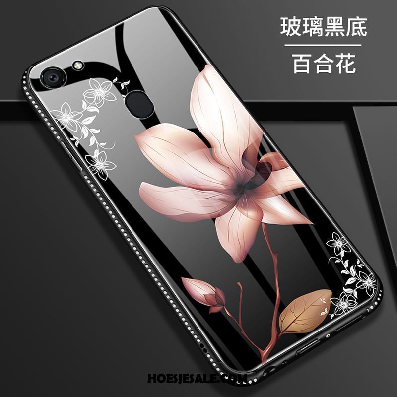 Oppo A73 Hoesje Patroon Bloemen Anti-fall Scheppend Lelie Goedkoop