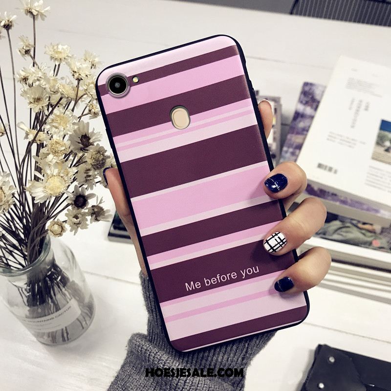 Oppo A73 Hoesje Purper Schrobben Hoes All Inclusive Mobiele Telefoon Kopen