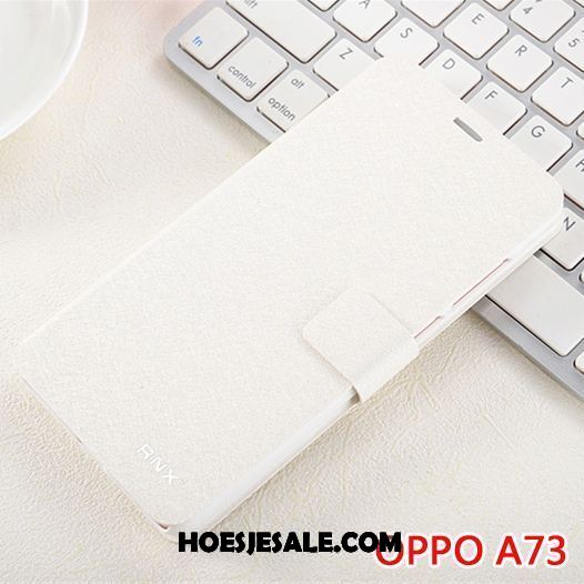 Oppo A73 Hoesje Scheppend Leren Etui Persoonlijk Mobiele Telefoon Folio Kopen