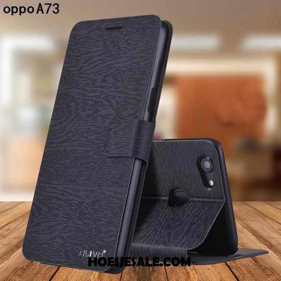 Oppo A73 Hoesje Scheppend Persoonlijk Leren Etui Bescherming Folio Sale