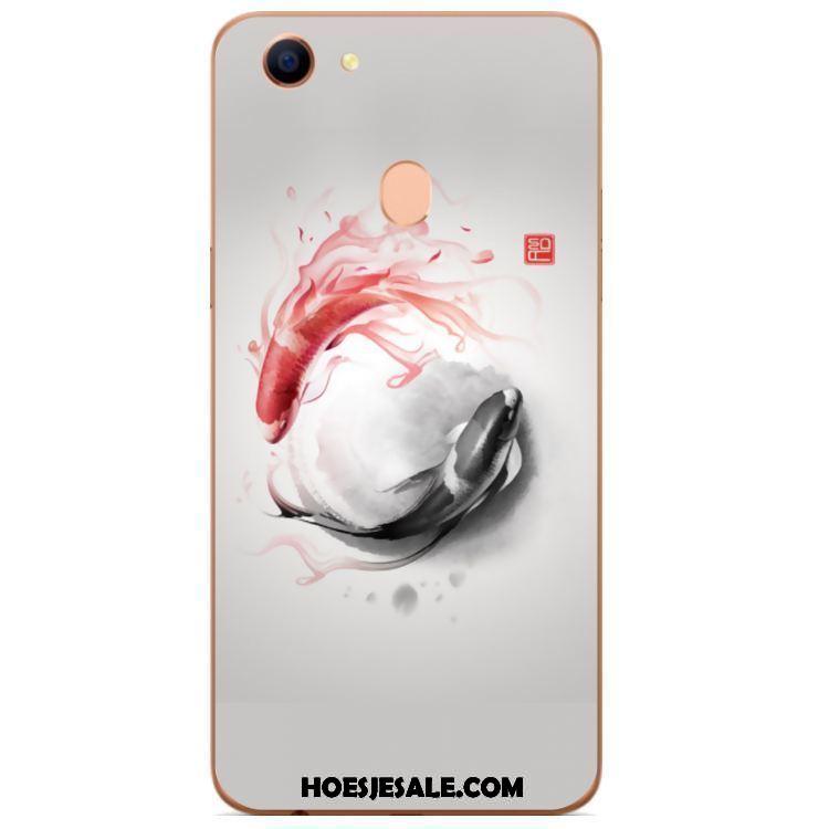 Oppo A73 Hoesje Schrobben Bloemen Chinese Stijl All Inclusive Anti-fall Goedkoop