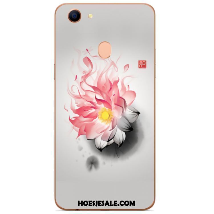 Oppo A73 Hoesje Schrobben Bloemen Chinese Stijl All Inclusive Anti-fall Goedkoop