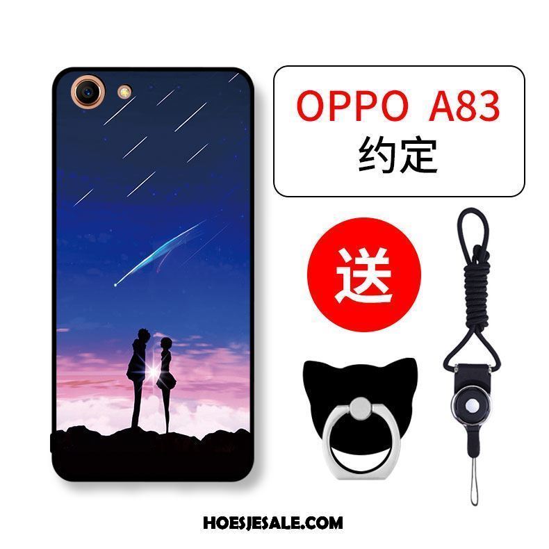 Oppo A83 Hoesje All Inclusive Schrobben Hanger Mooie Scheppend Goedkoop