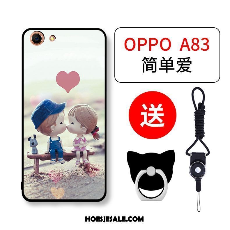 Oppo A83 Hoesje All Inclusive Schrobben Hanger Mooie Scheppend Goedkoop