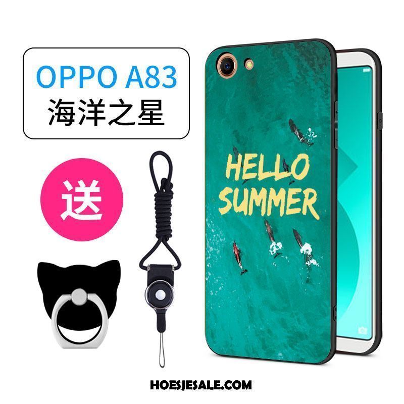 Oppo A83 Hoesje All Inclusive Schrobben Hanger Mooie Scheppend Goedkoop