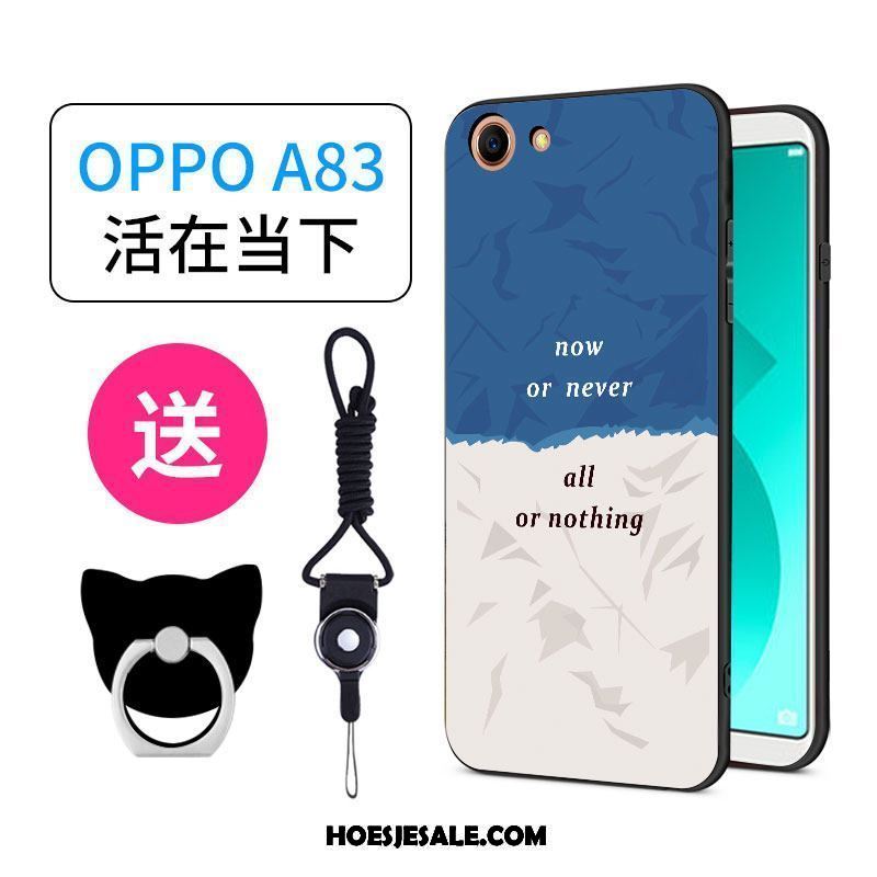 Oppo A83 Hoesje All Inclusive Schrobben Hanger Mooie Scheppend Goedkoop