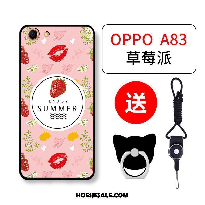 Oppo A83 Hoesje All Inclusive Schrobben Hanger Mooie Scheppend Goedkoop