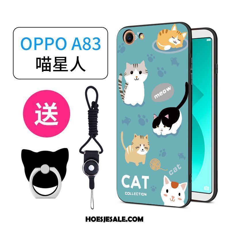 Oppo A83 Hoesje All Inclusive Schrobben Hanger Mooie Scheppend Goedkoop