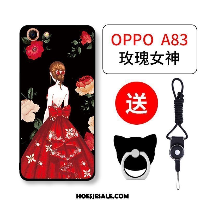 Oppo A83 Hoesje All Inclusive Schrobben Hanger Mooie Scheppend Goedkoop