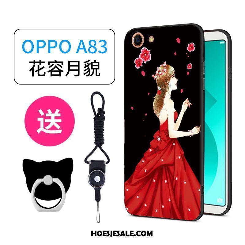 Oppo A83 Hoesje All Inclusive Schrobben Hanger Mooie Scheppend Goedkoop