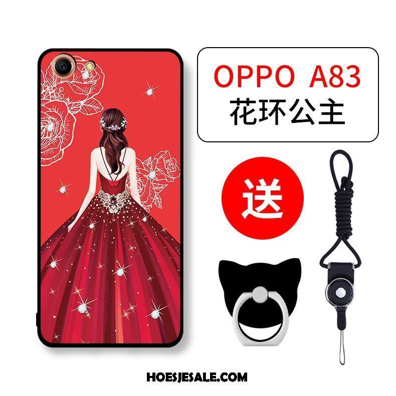 Oppo A83 Hoesje All Inclusive Schrobben Hanger Mooie Scheppend Goedkoop