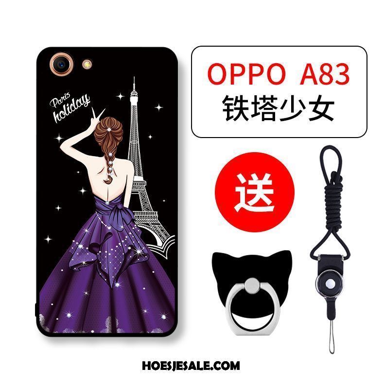 Oppo A83 Hoesje All Inclusive Schrobben Hanger Mooie Scheppend Goedkoop