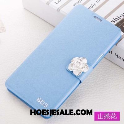 Oppo A83 Hoesje Anti-fall Blauw Mobiele Telefoon Folio Bescherming Sale