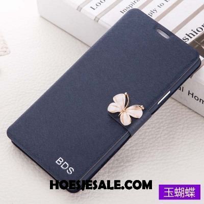 Oppo A83 Hoesje Anti-fall Blauw Mobiele Telefoon Folio Bescherming Sale