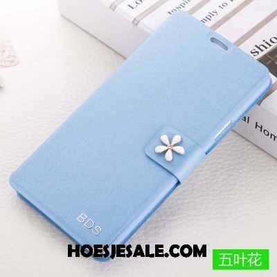 Oppo A83 Hoesje Anti-fall Blauw Mobiele Telefoon Folio Bescherming Sale