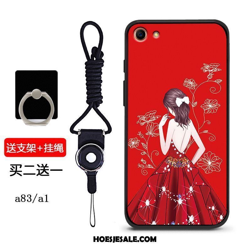 Oppo A83 Hoesje Blauw Hoes Siliconen Anti-fall Mobiele Telefoon Online
