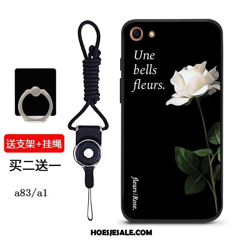 Oppo A83 Hoesje Blauw Hoes Siliconen Anti-fall Mobiele Telefoon Online