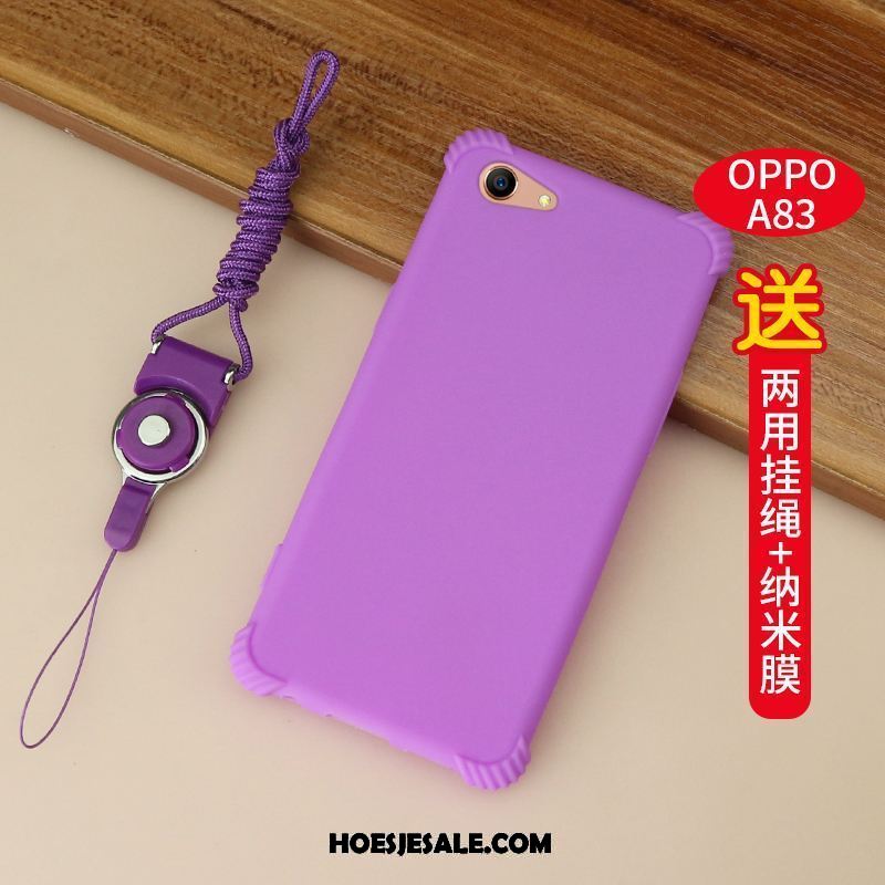 Oppo A83 Hoesje Hoes All Inclusive Gasbag Zacht Roze Winkel