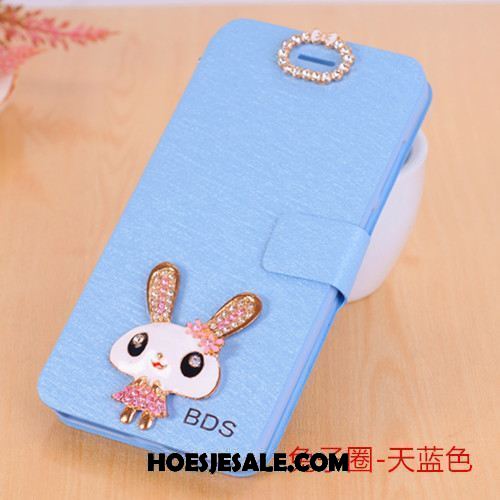 Oppo A83 Hoesje Mobiele Telefoon Leren Etui Blauw Hoes Anti-fall Sale