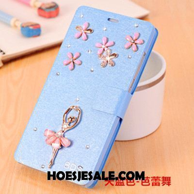 Oppo A83 Hoesje Mobiele Telefoon Leren Etui Blauw Hoes Anti-fall Sale