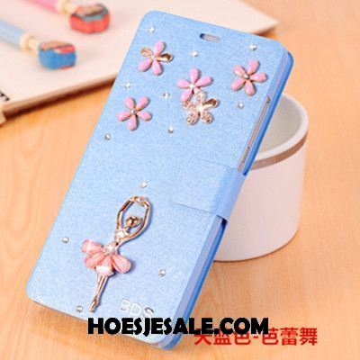 Oppo A83 Hoesje Mobiele Telefoon Leren Etui Blauw Hoes Anti-fall Sale