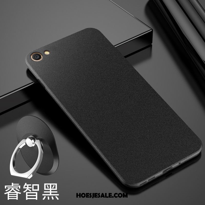 Oppo A83 Hoesje Schrobben Mobiele Telefoon Donkerblauw Bescherming Siliconen Sale