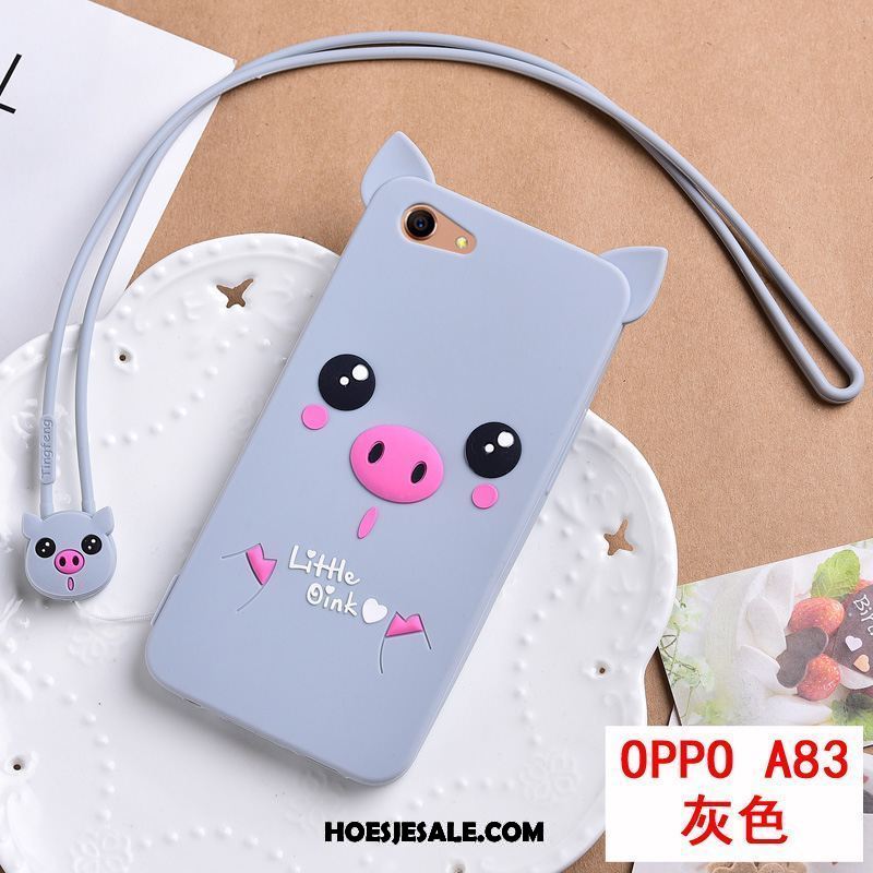 Oppo A83 Hoesje Zacht Bescherming Scheppend Spotprent Hanger Sale
