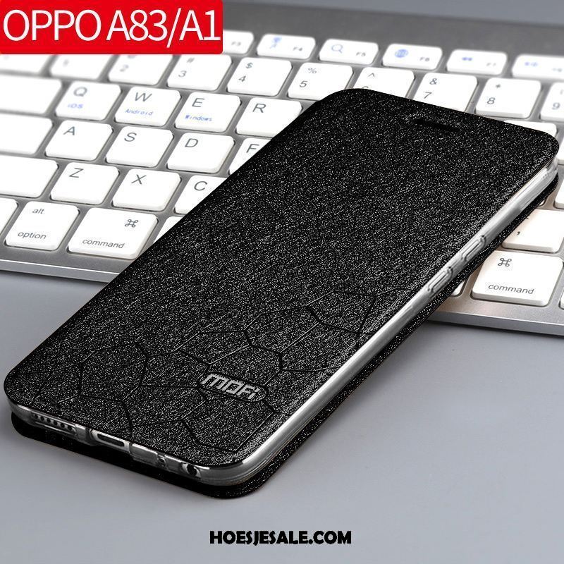 Oppo A83 Hoesje Zacht Leren Etui Persoonlijk Hoes Mobiele Telefoon Kopen