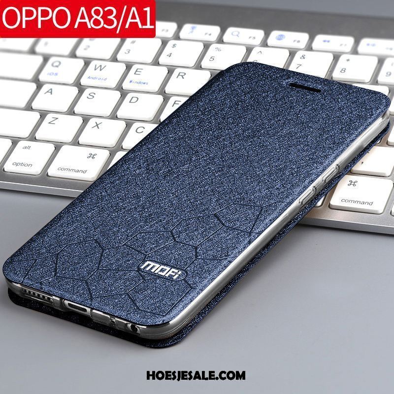 Oppo A83 Hoesje Zacht Leren Etui Persoonlijk Hoes Mobiele Telefoon Kopen