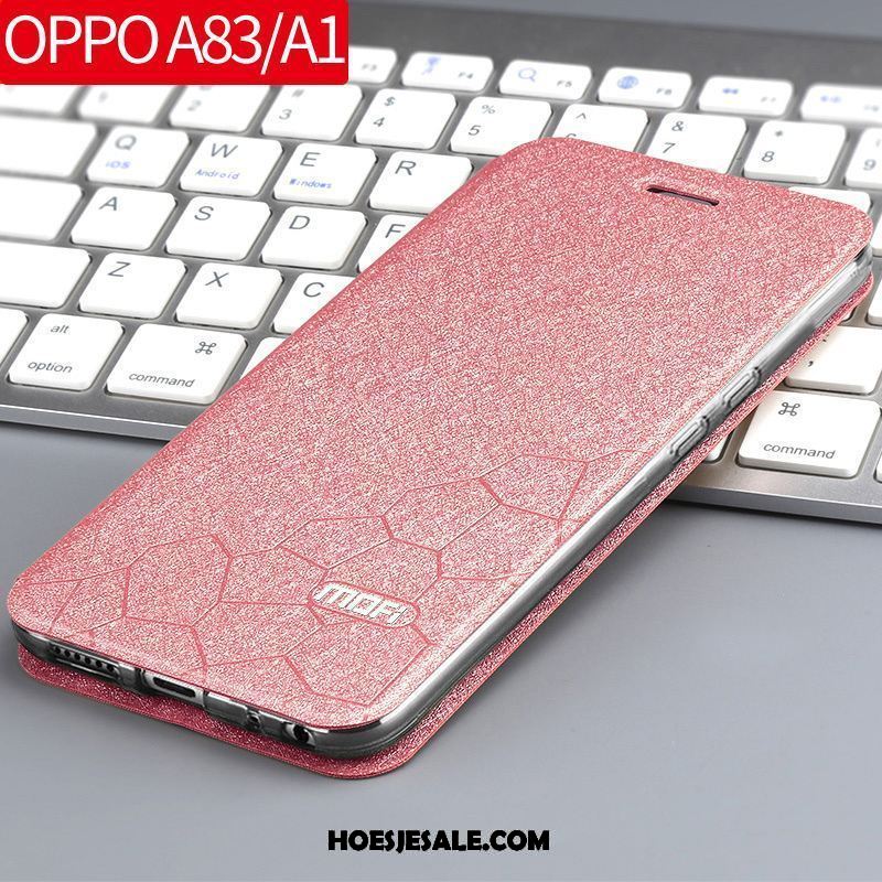 Oppo A83 Hoesje Zacht Leren Etui Persoonlijk Hoes Mobiele Telefoon Kopen