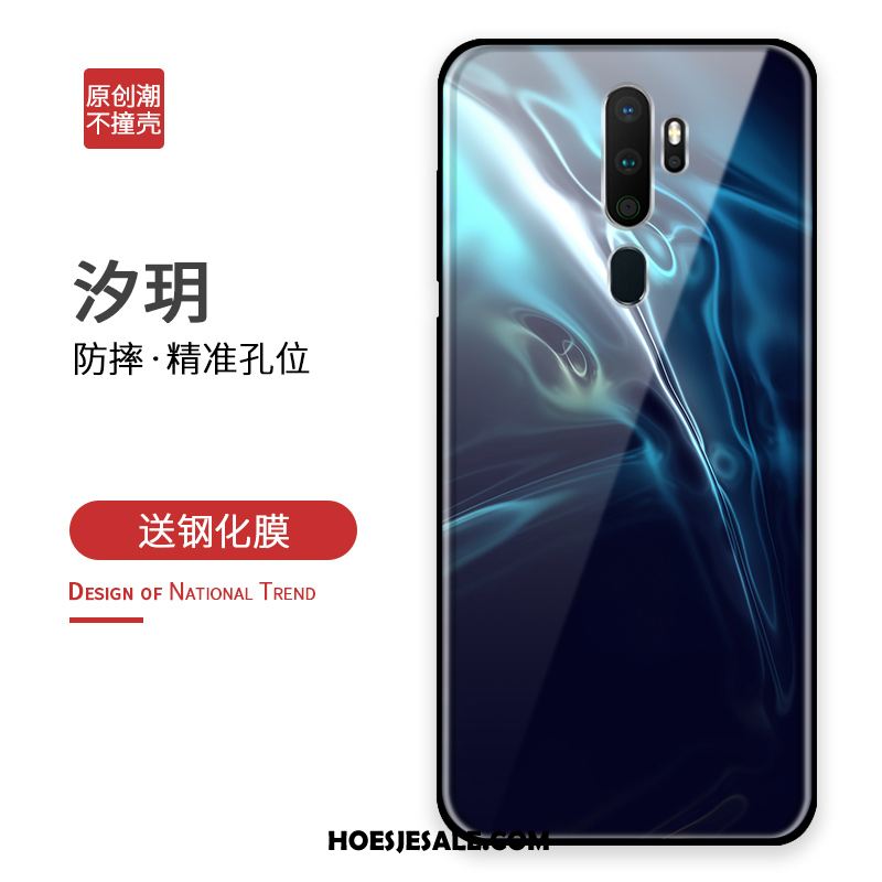 Oppo A9 2020 Hoesje All Inclusive Glas Tempereren Skärmskydd Mobiele Telefoon Online