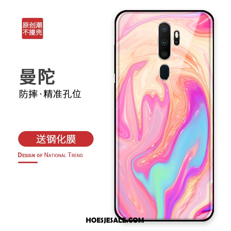 Oppo A9 2020 Hoesje All Inclusive Glas Tempereren Skärmskydd Mobiele Telefoon Online