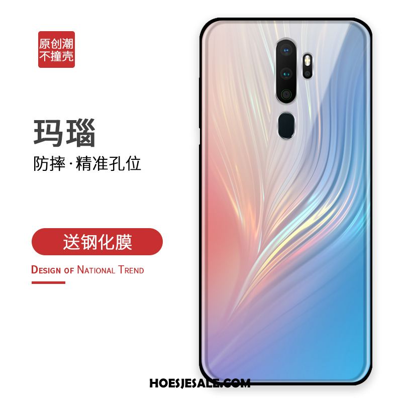 Oppo A9 2020 Hoesje All Inclusive Glas Tempereren Skärmskydd Mobiele Telefoon Online