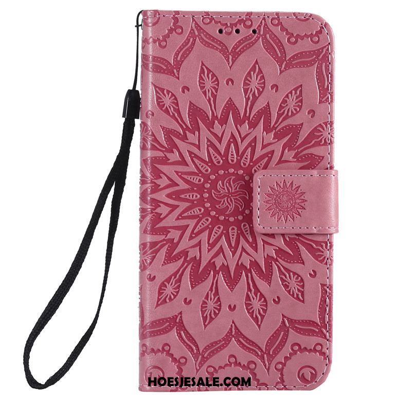 Oppo A9 2020 Hoesje Bloemen Anti-fall Folio Leren Etui Bescherming Goedkoop