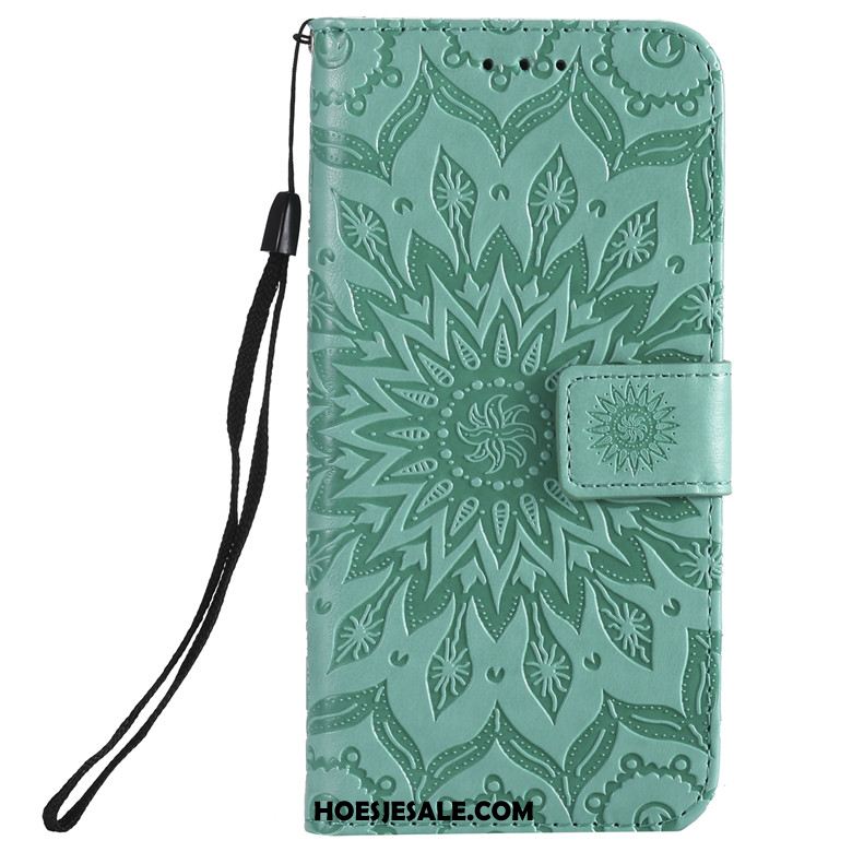 Oppo A9 2020 Hoesje Bloemen Anti-fall Folio Leren Etui Bescherming Goedkoop