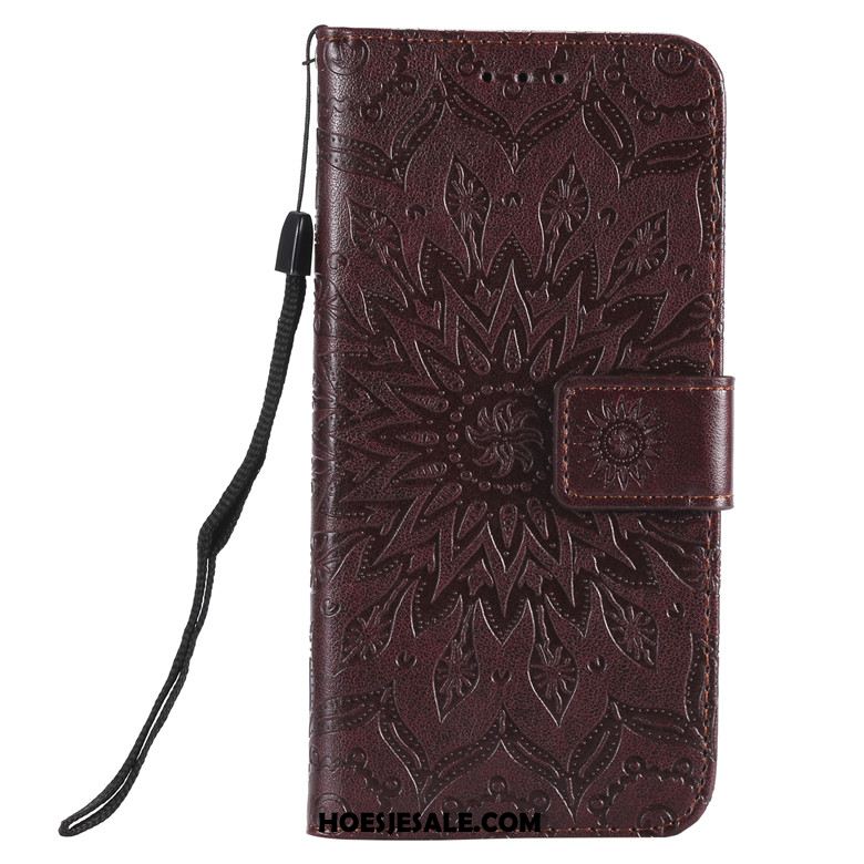 Oppo A9 2020 Hoesje Bloemen Anti-fall Folio Leren Etui Bescherming Goedkoop