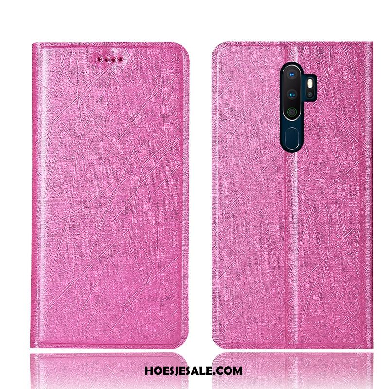 Oppo A9 2020 Hoesje Hoes Leren Etui All Inclusive Folio Mobiele Telefoon Goedkoop