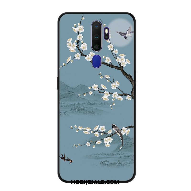 Oppo A9 2020 Hoesje Net Red Hoes Zacht Scheppend Bloemen Kopen