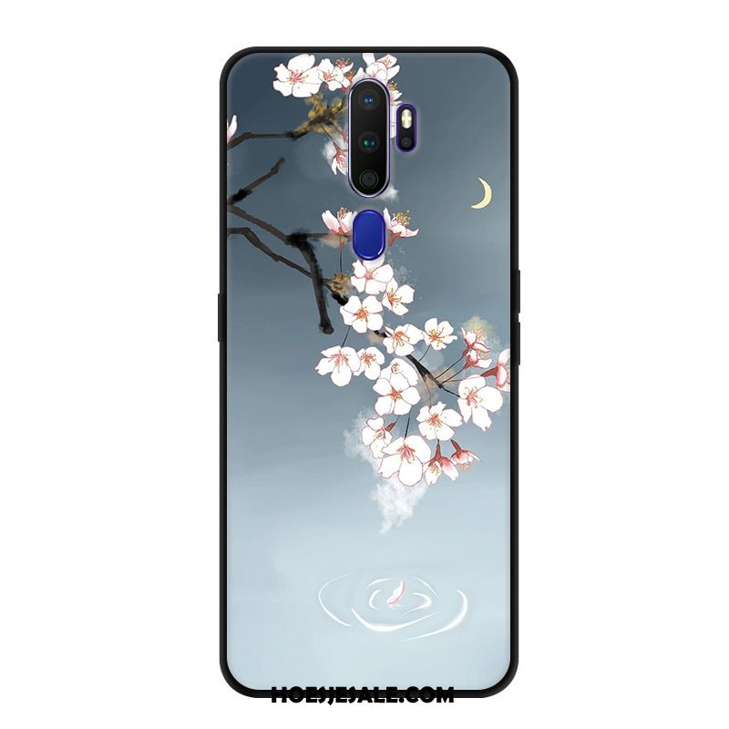 Oppo A9 2020 Hoesje Net Red Hoes Zacht Scheppend Bloemen Kopen