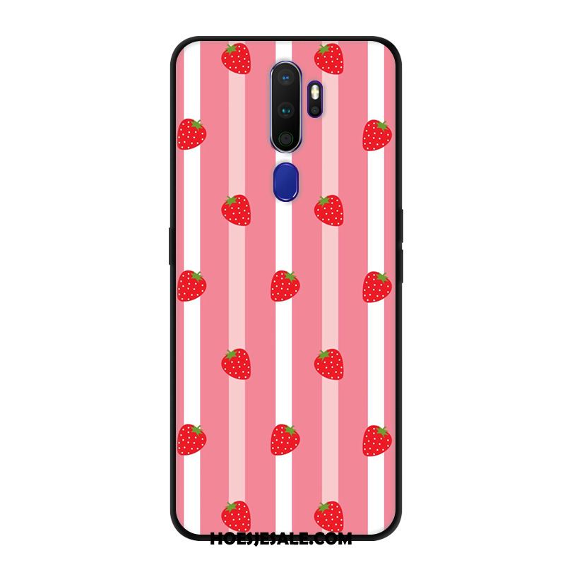 Oppo A9 2020 Hoesje Net Red Hoes Zacht Scheppend Bloemen Kopen