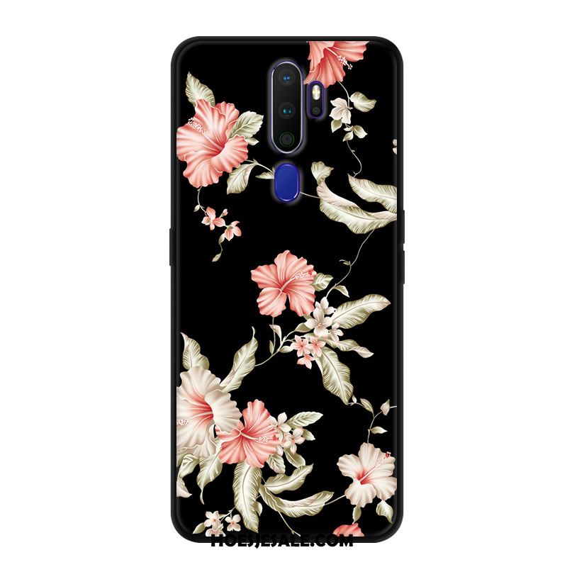 Oppo A9 2020 Hoesje Net Red Hoes Zacht Scheppend Bloemen Kopen