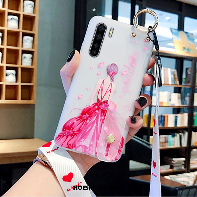 Oppo A91 Hoesje Bescherming Siliconen Trendy Merk Anti-fall Hanger Sale